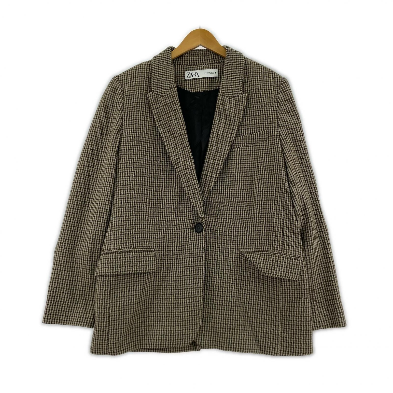 ZARA】 ザラ テーラードジャケット 刺子 エルボーパッチ M | APPS 
