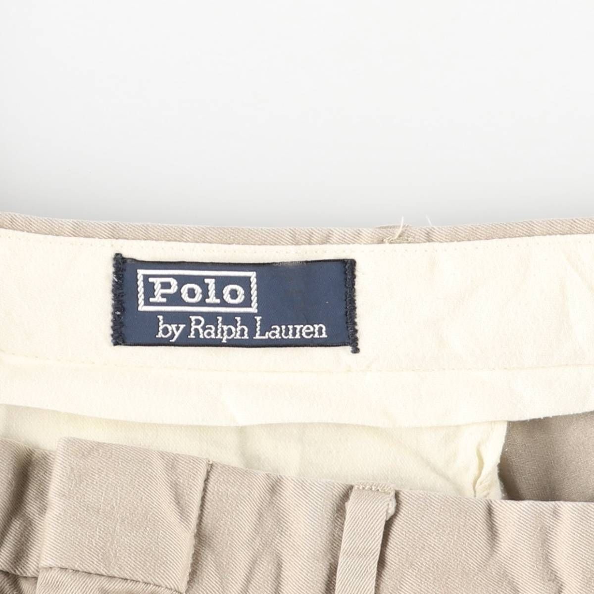 古着 ラルフローレン Ralph Lauren POLO by Ralph Lauren ツータック