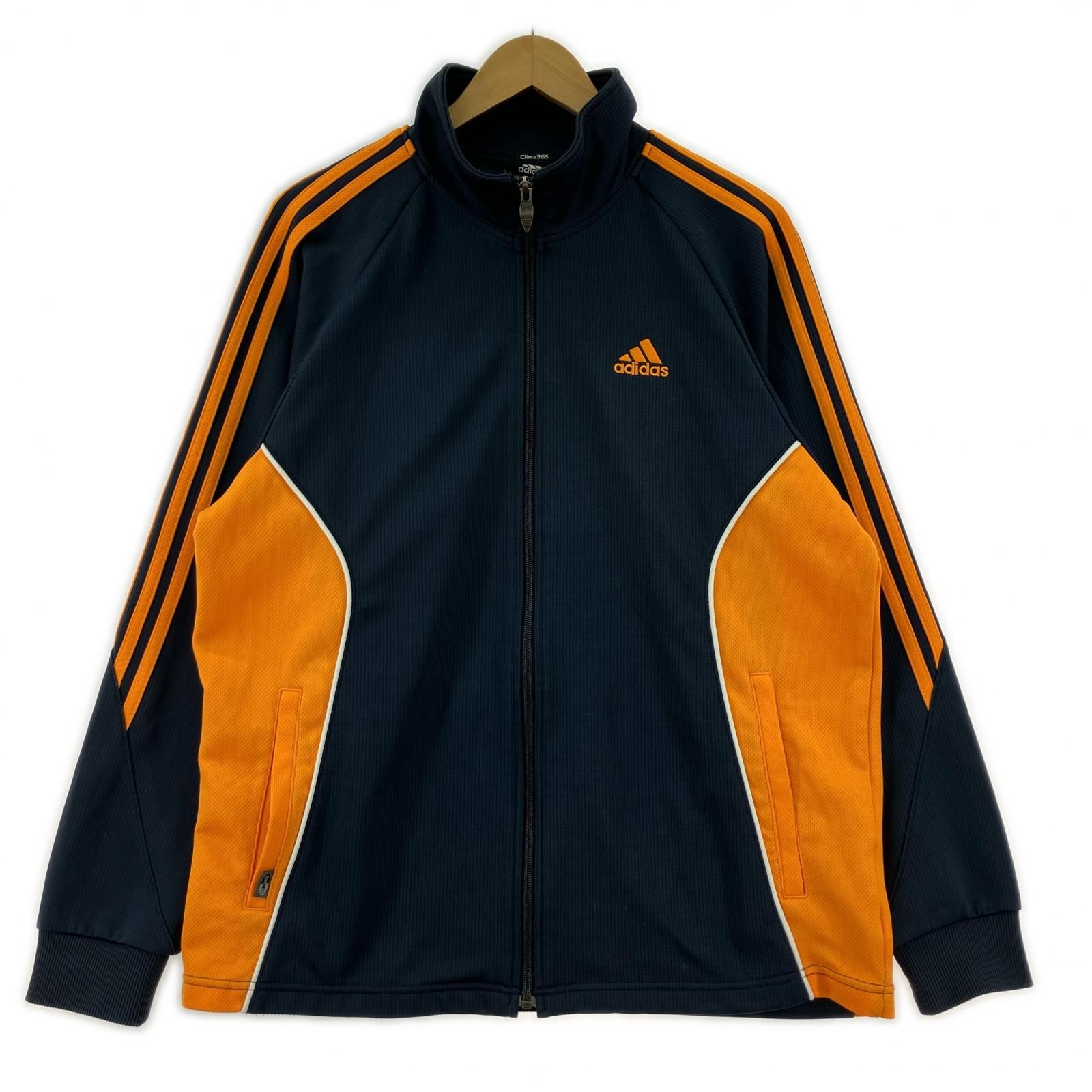 adidas アディダス トラックジャケットジャージ sizeM/ネイビー 