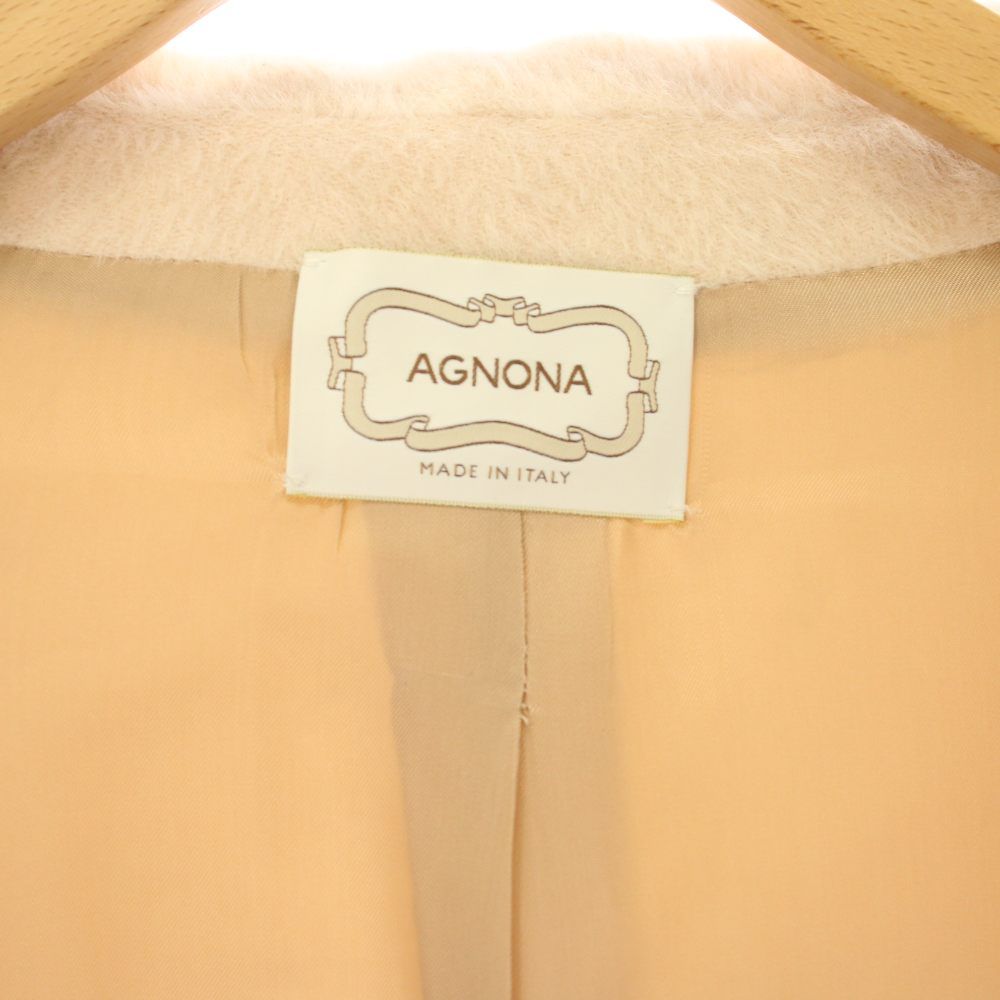 アニオナ AGNONA ショートコート ジャケット アルパカ ウール 40
