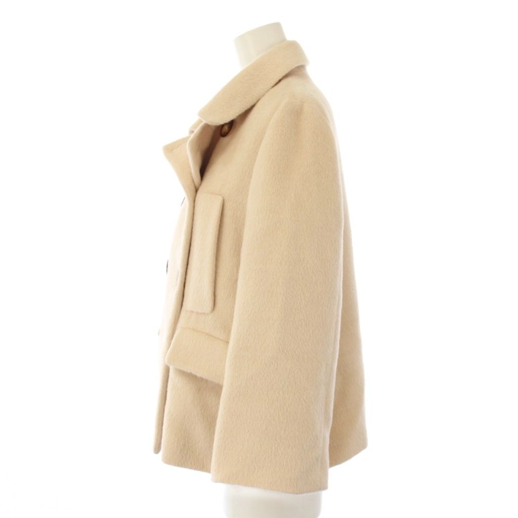 アニオナ AGNONA ショートコート ジャケット アルパカ ウール 40