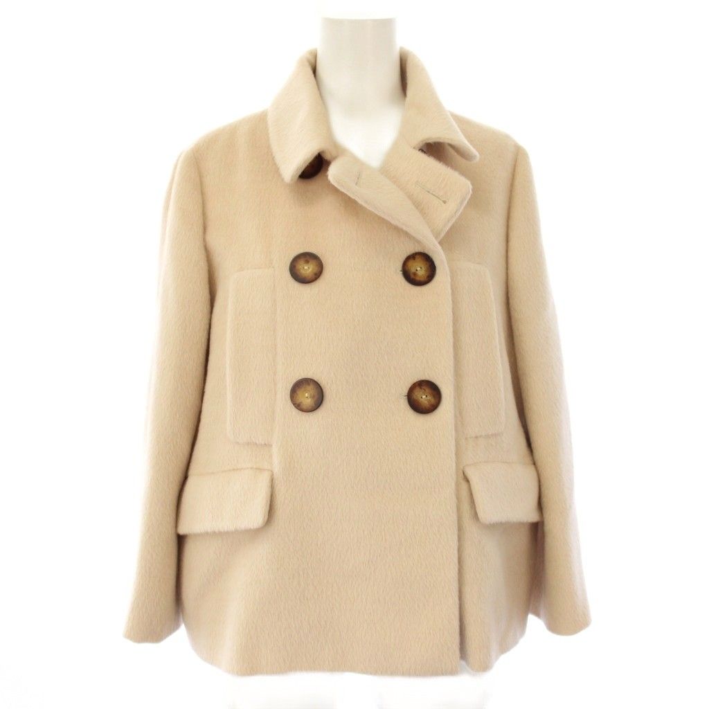 アニオナ AGNONA ショートコート ジャケット アルパカ ウール 40