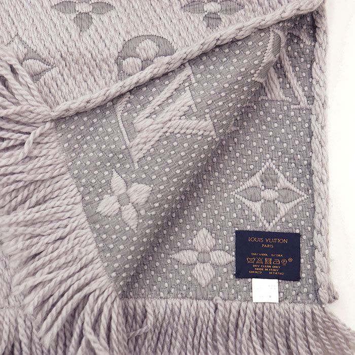 SALE】LOUIS VUITTON ルイ・ヴィトン マフラー エシャルプ ロゴマニア