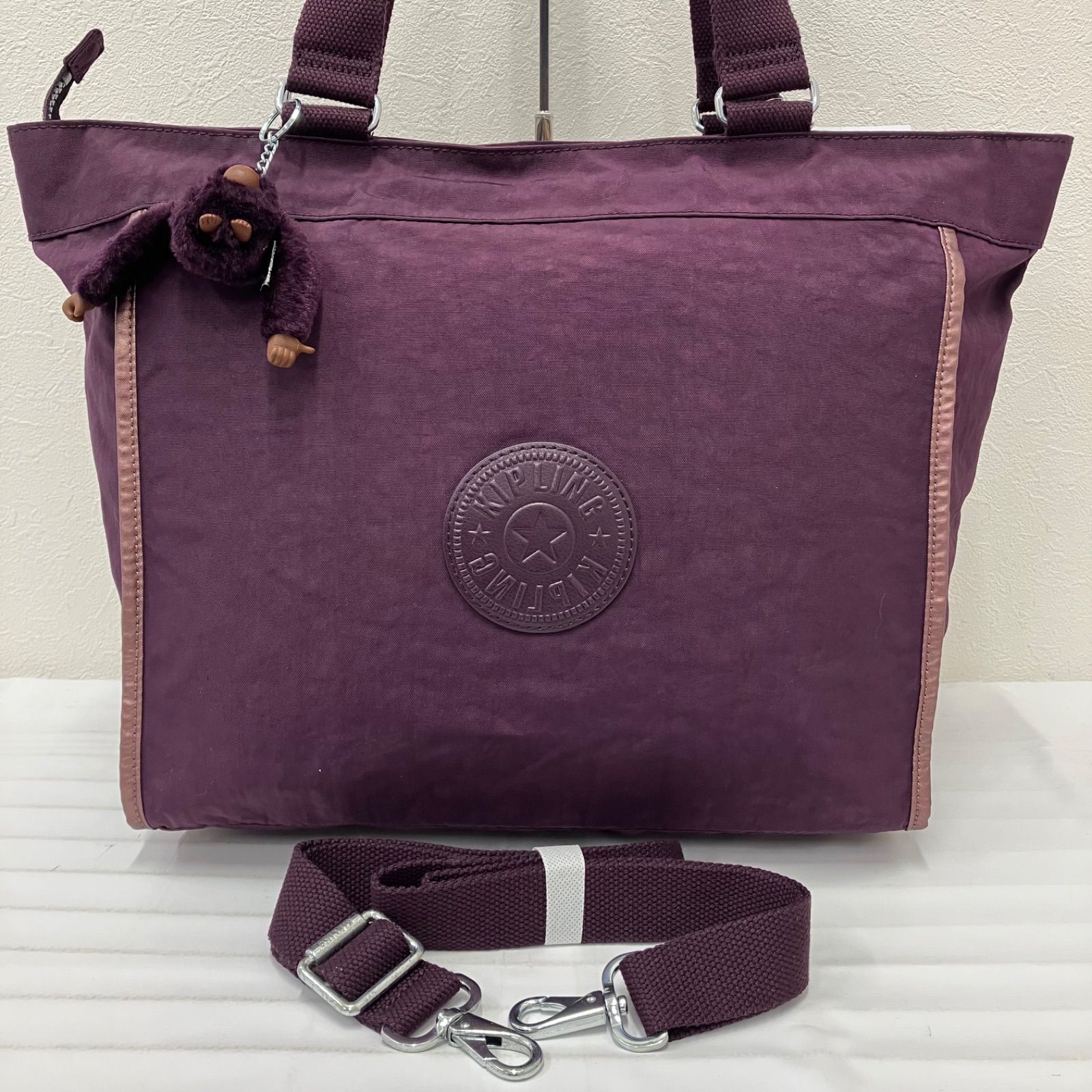 9862 KIPLING キプリング タグ付き 2way ショルダーバッグ トート 