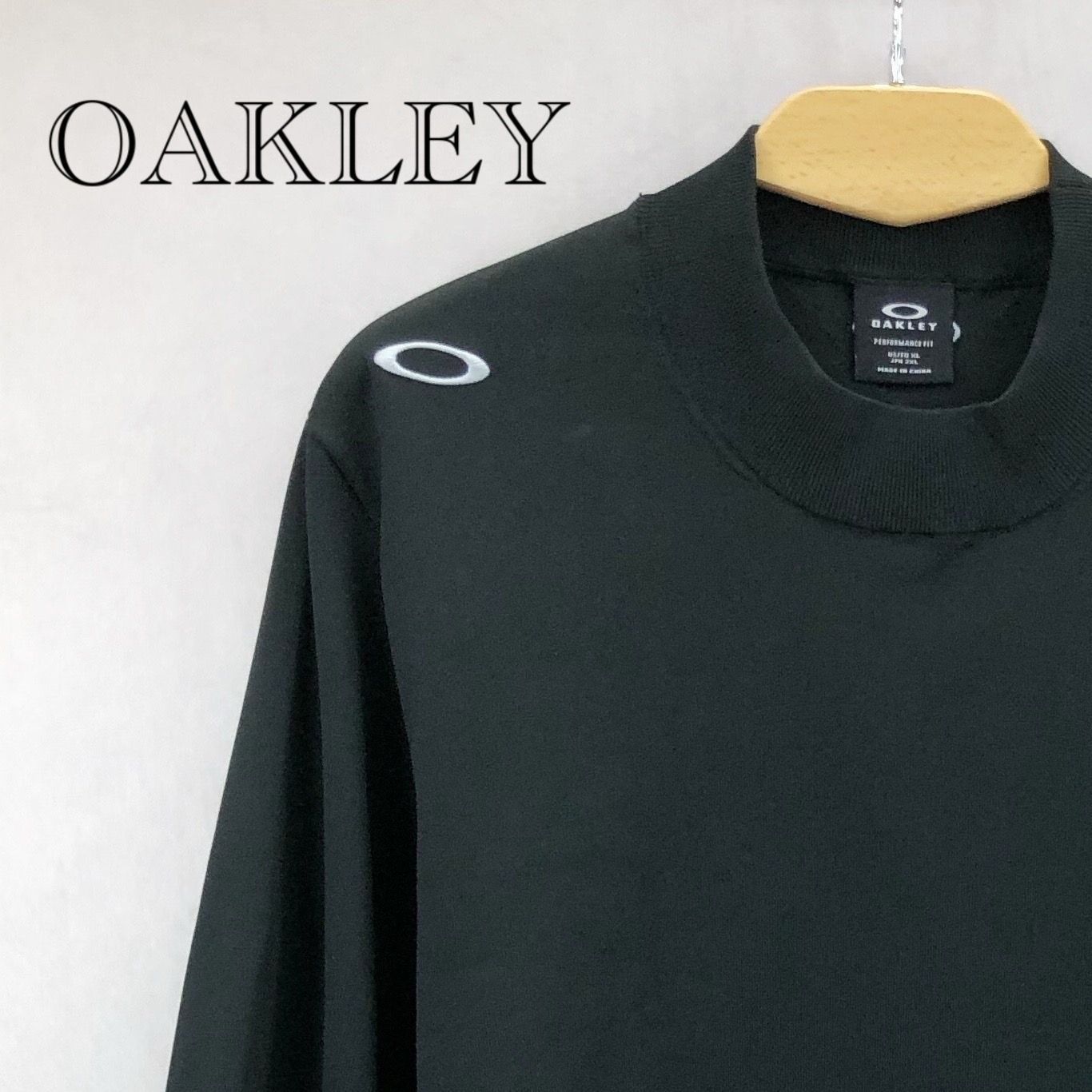 美品 OAKLEY オークリー Skull LS Sweater Mock Shirt FOA406965 
