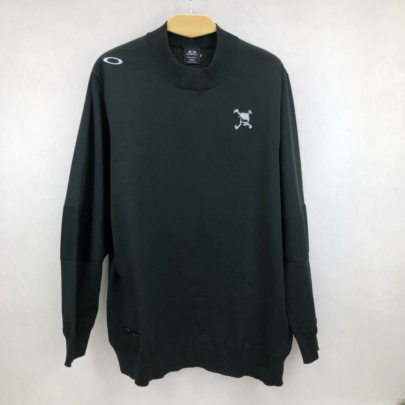 美品 OAKLEY オークリー Skull LS Sweater Mock Shirt FOA406965 