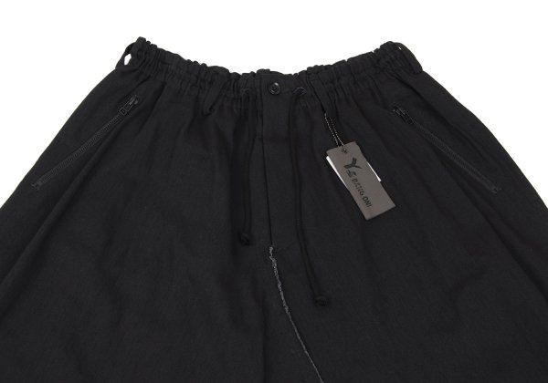 ワイズ バングオン！Y's BANG ON! No.96 パッチワークサルエルパンツ 黒2