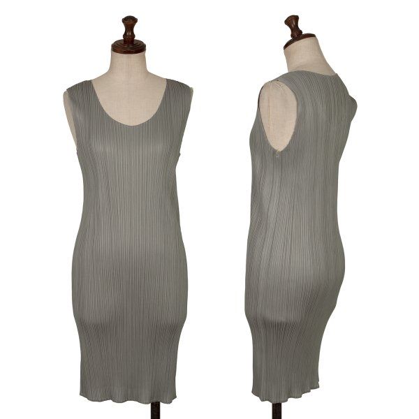 プリーツプリーズPLEATS PLEASE プリーツノースリーブチュニック