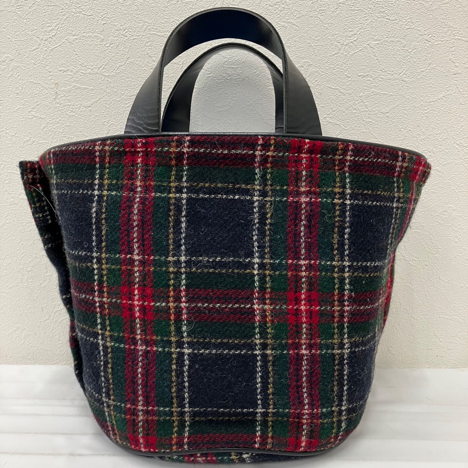 Y9833 LUDLOW ラドロー ツイードバケットバッグ Sサイズ トートバッグ
