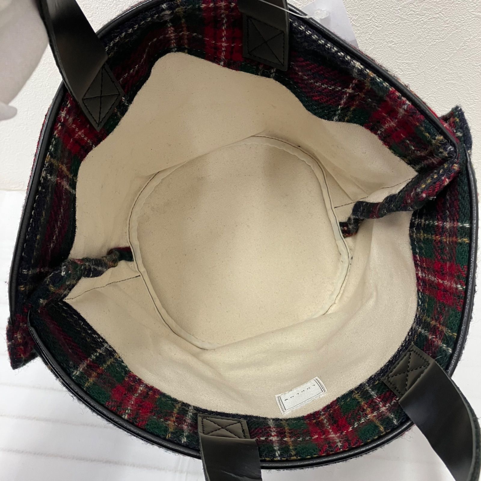 Y9833 LUDLOW ラドロー ツイードバケットバッグ Sサイズ トートバッグ