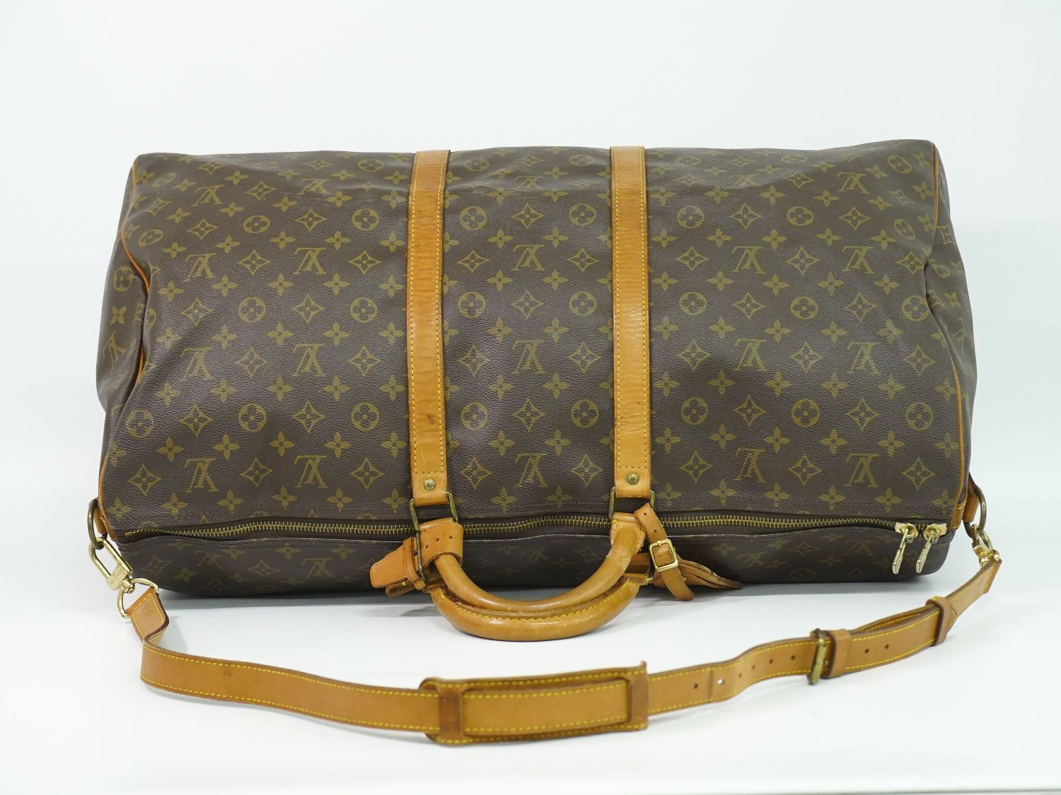 本物 ルイヴィトン LOUIS VUITTON LV キーポルバンドリエール 60