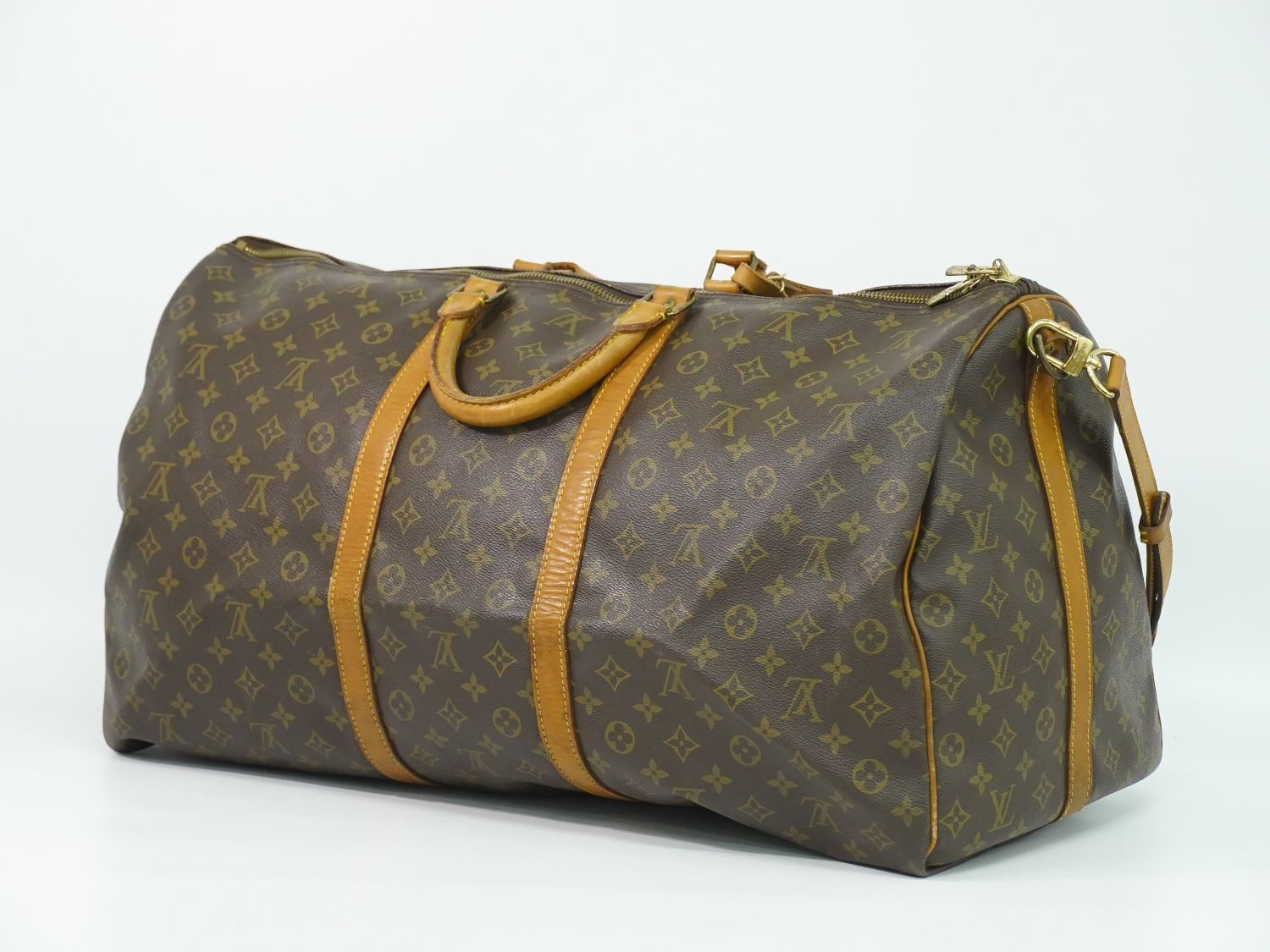 本物 ルイヴィトン LOUIS VUITTON LV キーポルバンドリエール 60
