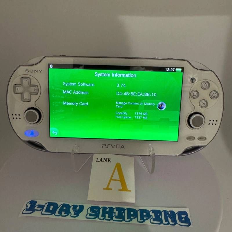 PS VITA PCH-1000 ZA02 本体 クリスタルホワイト 白 ビータ