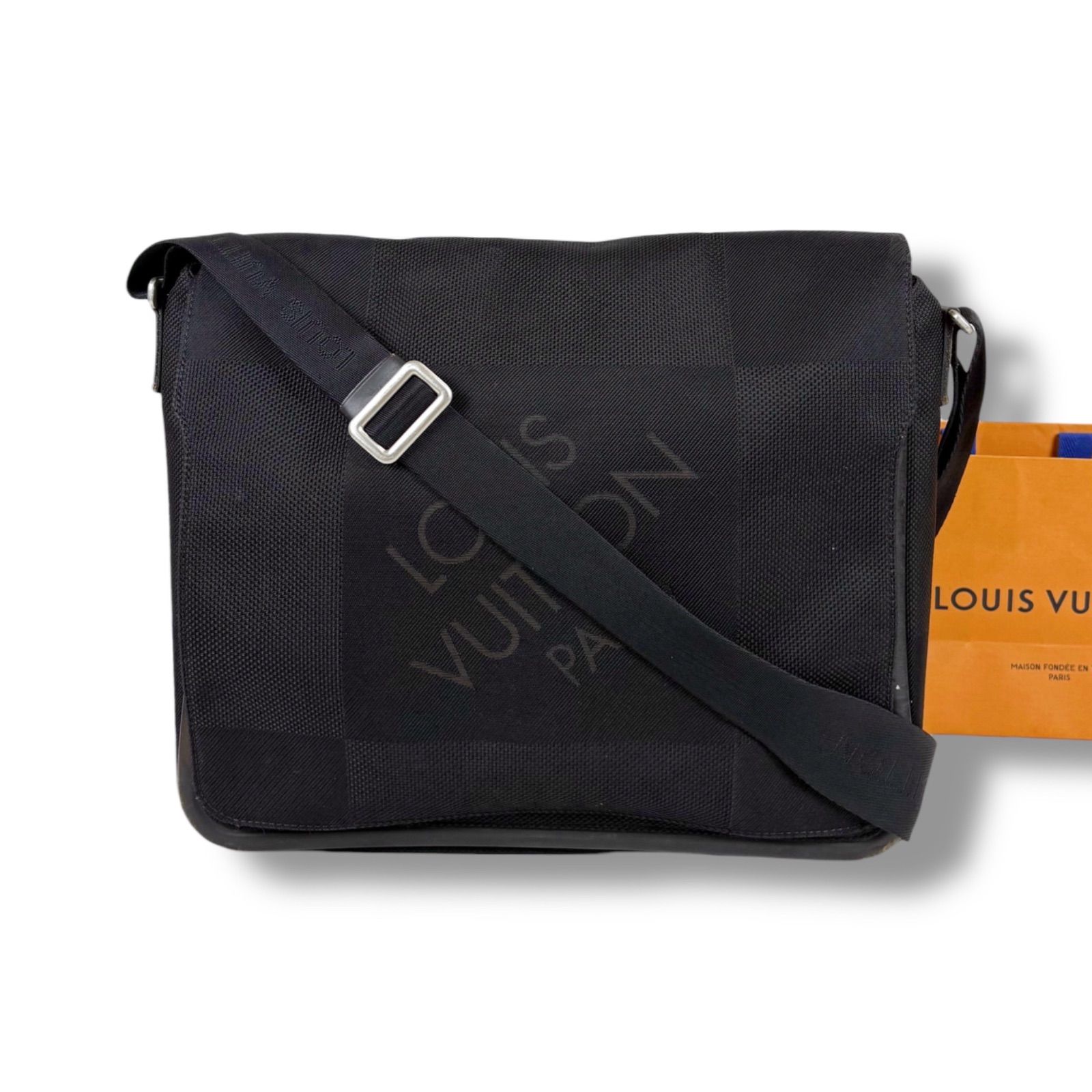 ルイヴィトン LOUIS VUITTON ダミエジュアン プチメサジュ クロス