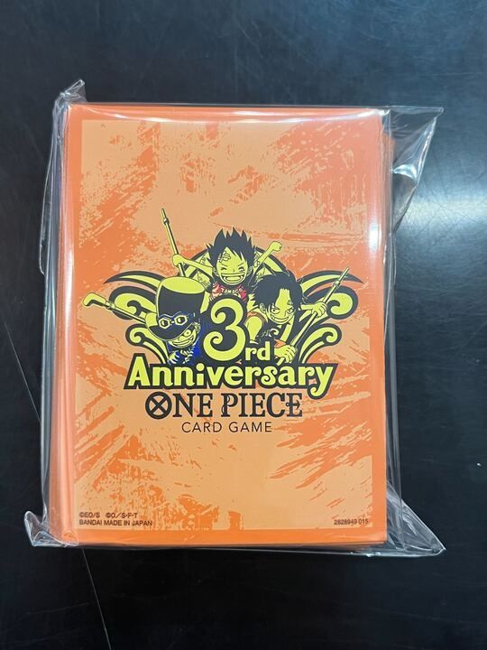 未開封]スリーブ (ルフィ・エース・サボ)[3rd ANNIVERSARY SET] - メルカリ