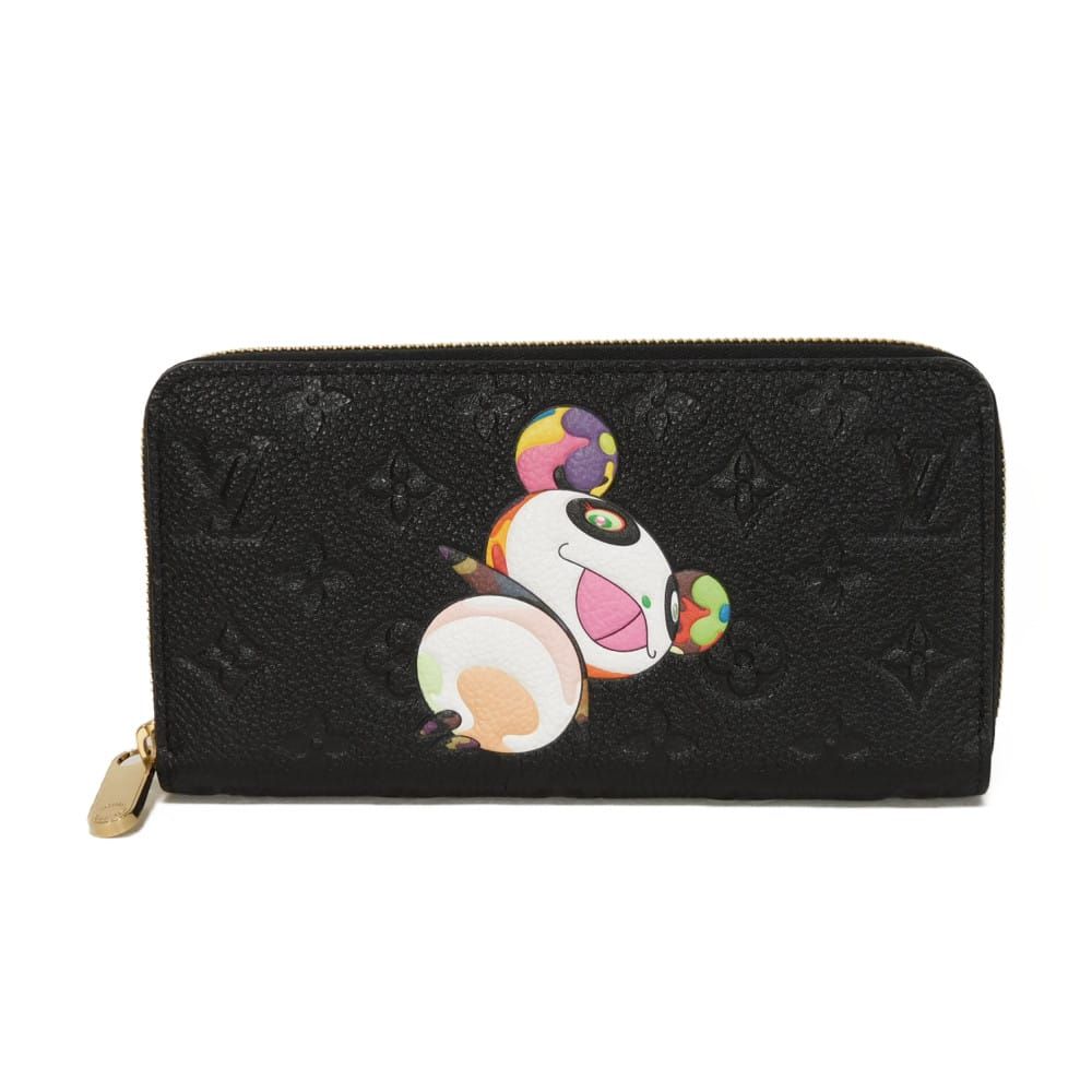 LOUIS VUITTON ルイ・ヴィトン LV×TM ジッピーウォレット 村上隆 日本限定 RFID ICチップ コンパートメント 札入れ カードケース ケース モノグラム アンプラント パンダ ノワール 長財布 M14160 LOUIS VUITTON ルイ・ヴィトン LV×TM ジッピーウォレット 村上隆 日本