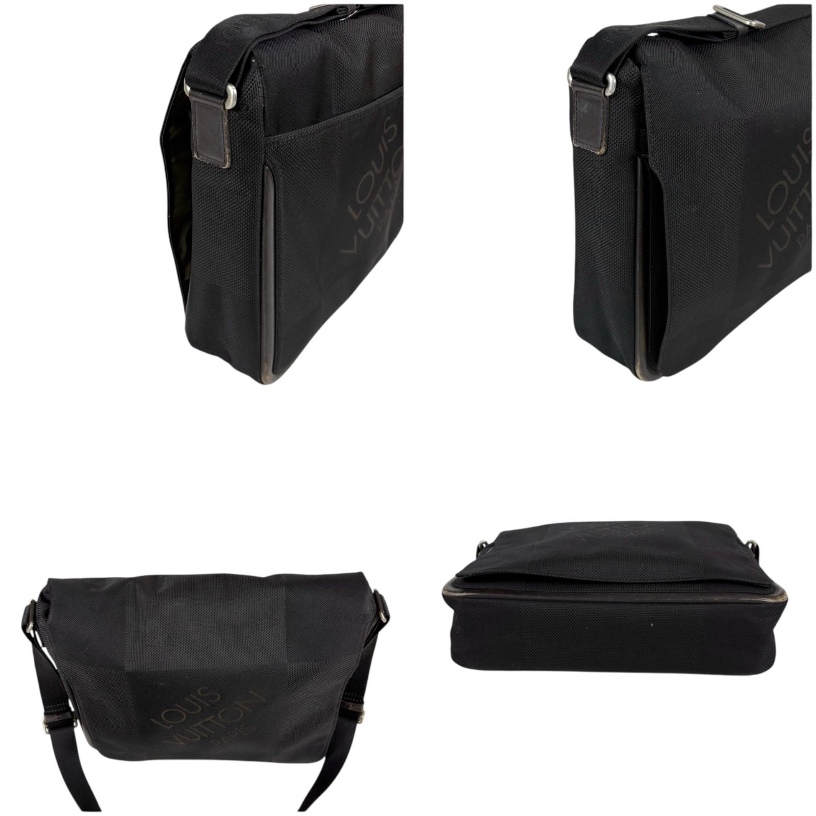 ルイヴィトン LOUIS VUITTON ダミエジュアン プチメサジュ クロス