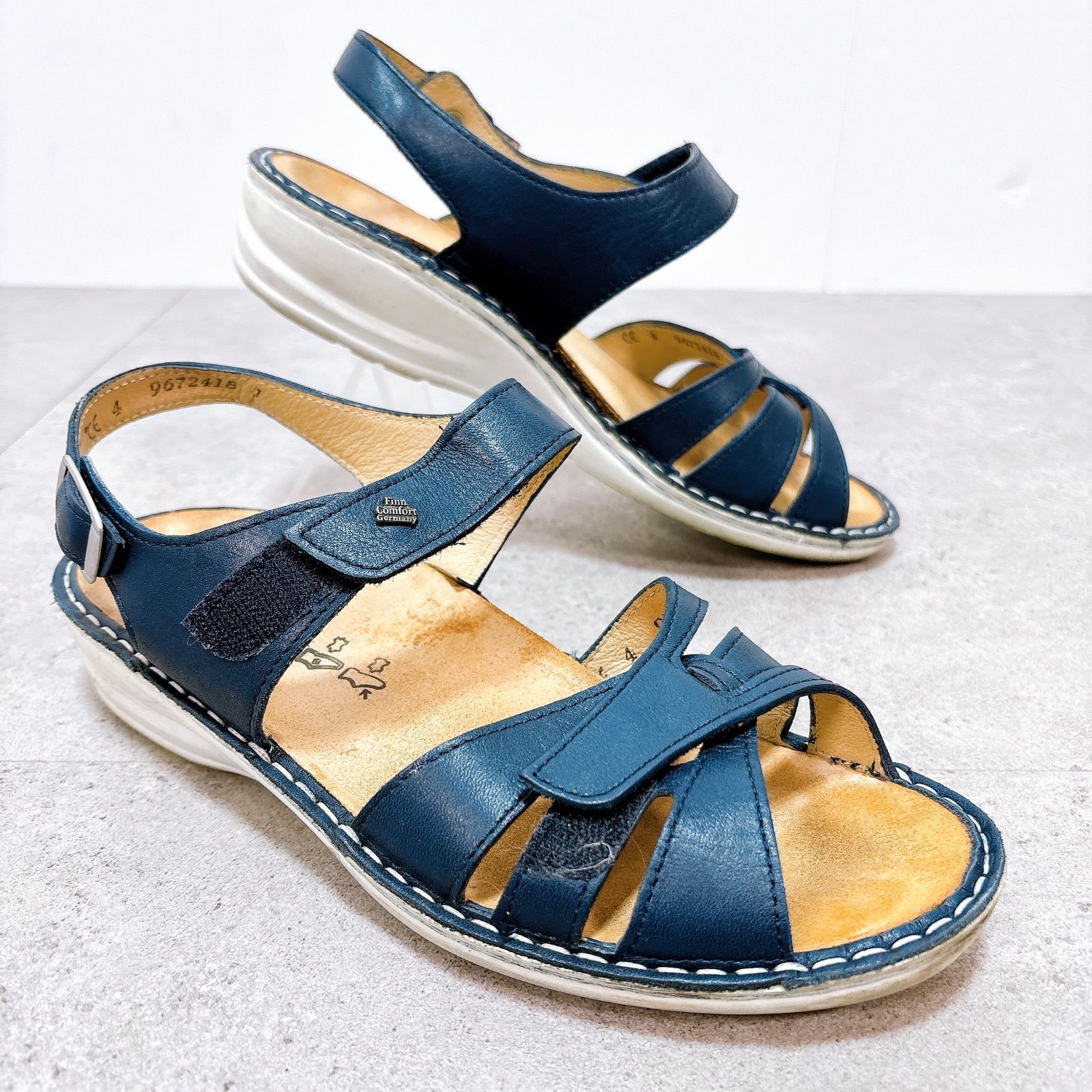 Finn Comfort フィンコンフォート レザーサンダル ドイツ製 