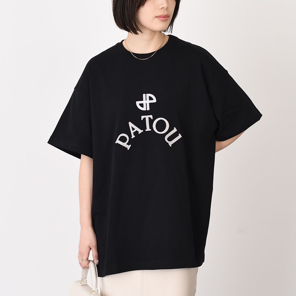 PATOU パトゥ オーガニックコットン オーバーサイズTシャツ - メルカリ