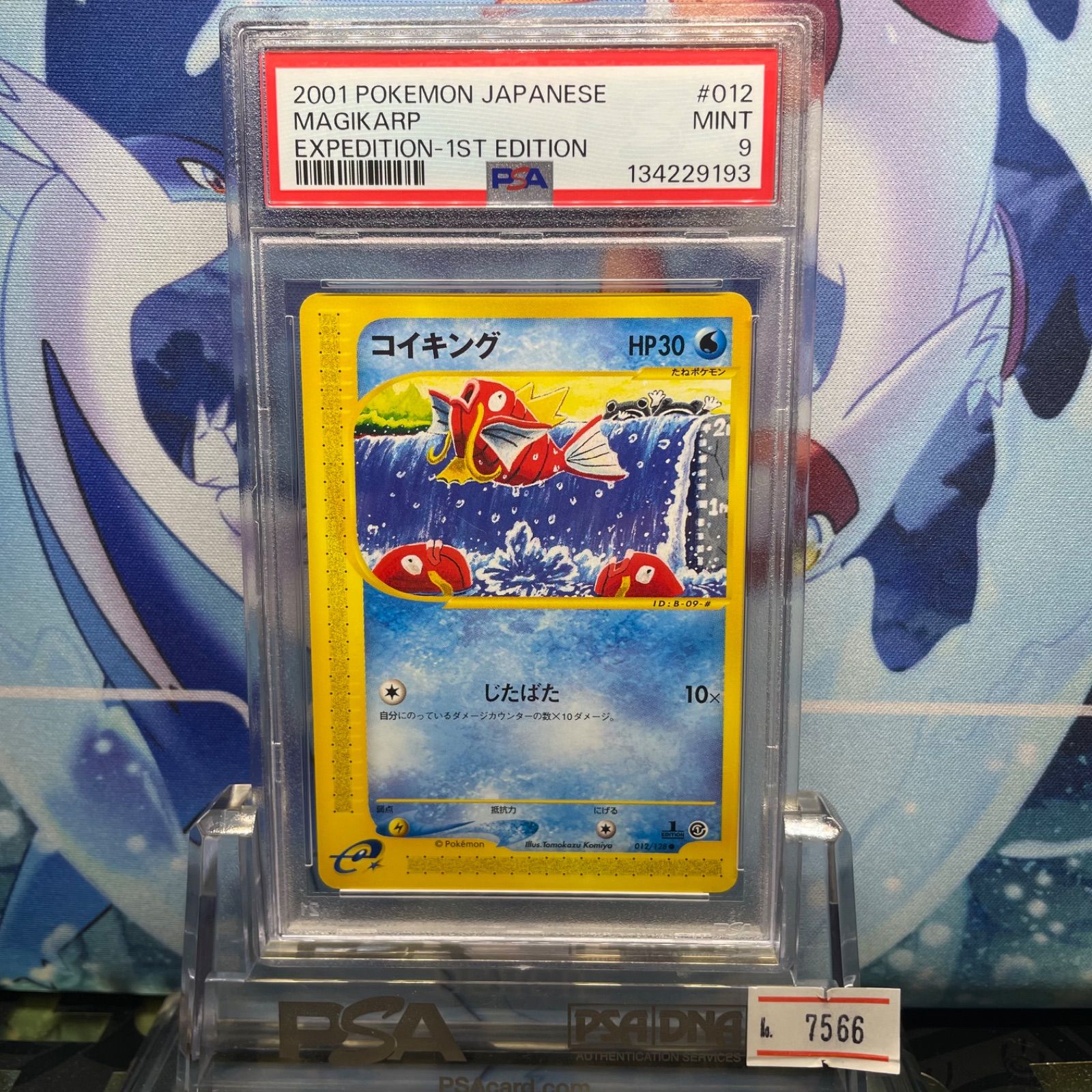 PSA9 コイキング 1ED C カードe 第1弾 基本拡張パック 012 2001 A-7566