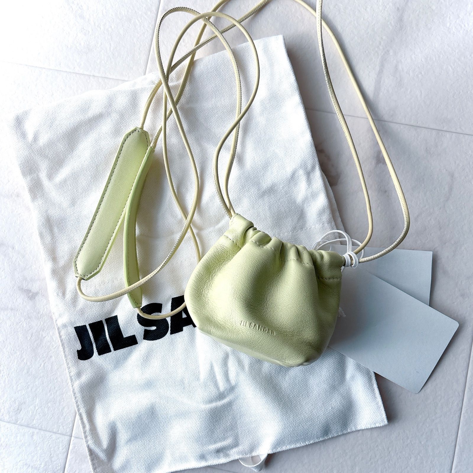 cnr0104* 新品未使用 JIL SANDER ジルサンダー Dumpling Mini ナッパ 
