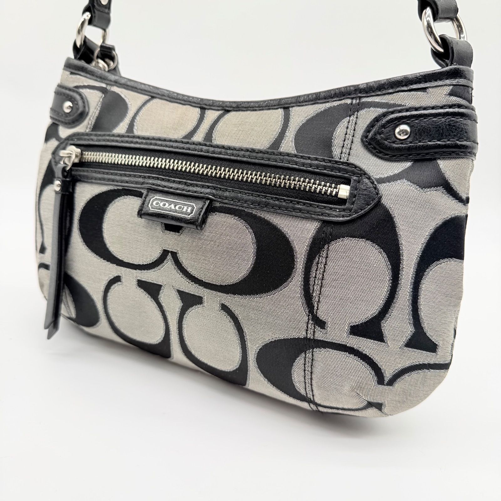 COACH コーチ ワンショルダーバッグ シグネチャー Y2K キャンバス