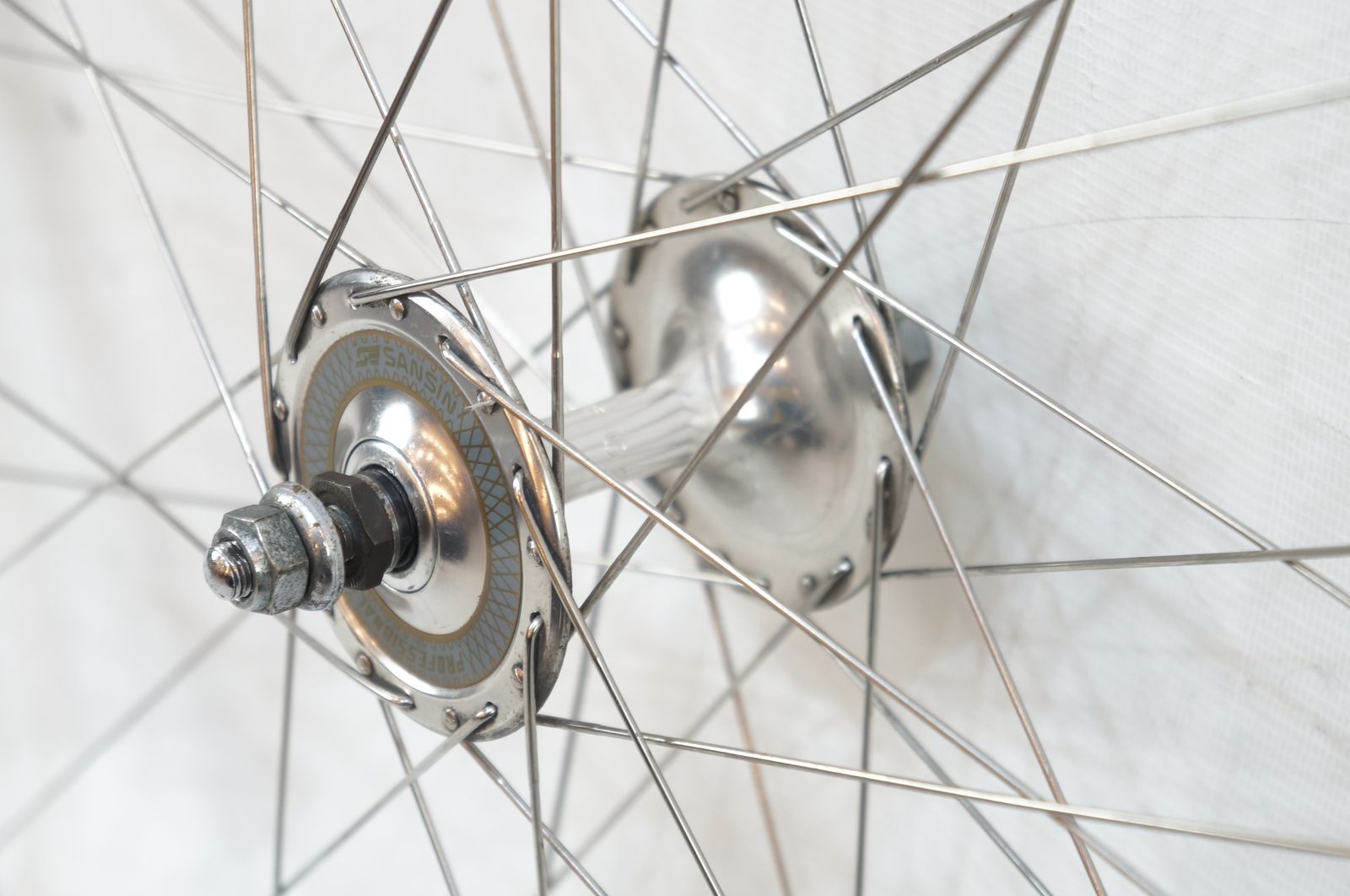 SANSIN 「サンシン」 PROFESSIONAL NJS ピストハブ 36H フロント