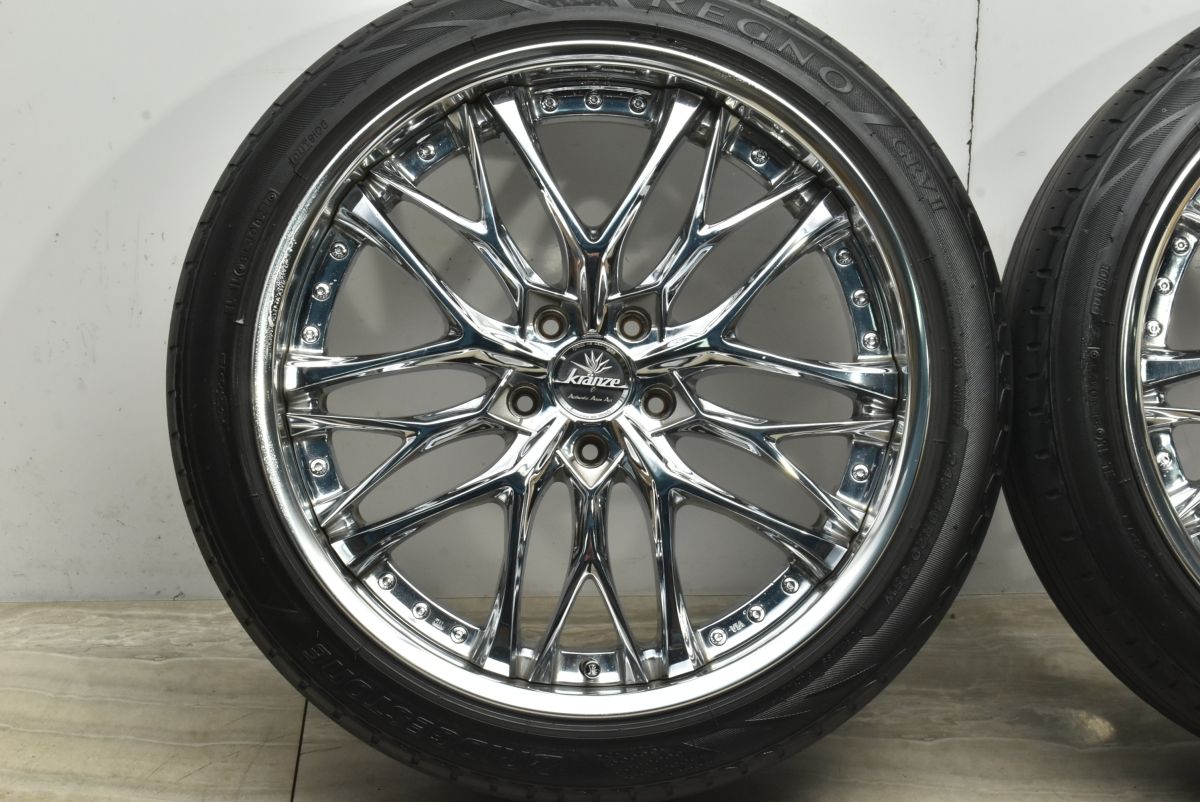 良好】Weds クレンツェ ウィーバル 20in 9J+36 PCD114.3 レグノGRV2 