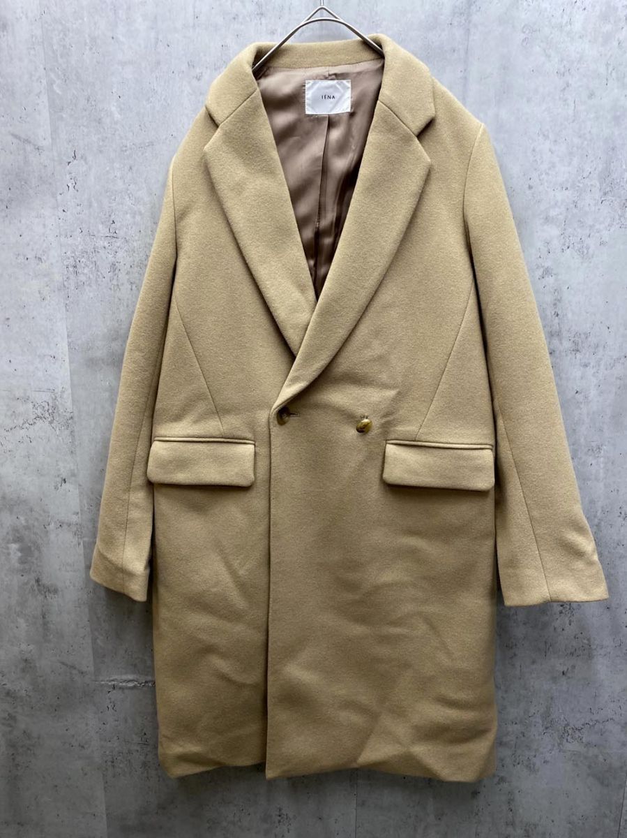 IENA イエナ ダブルブレスト 1つ掛け ウール チェスター コート size38