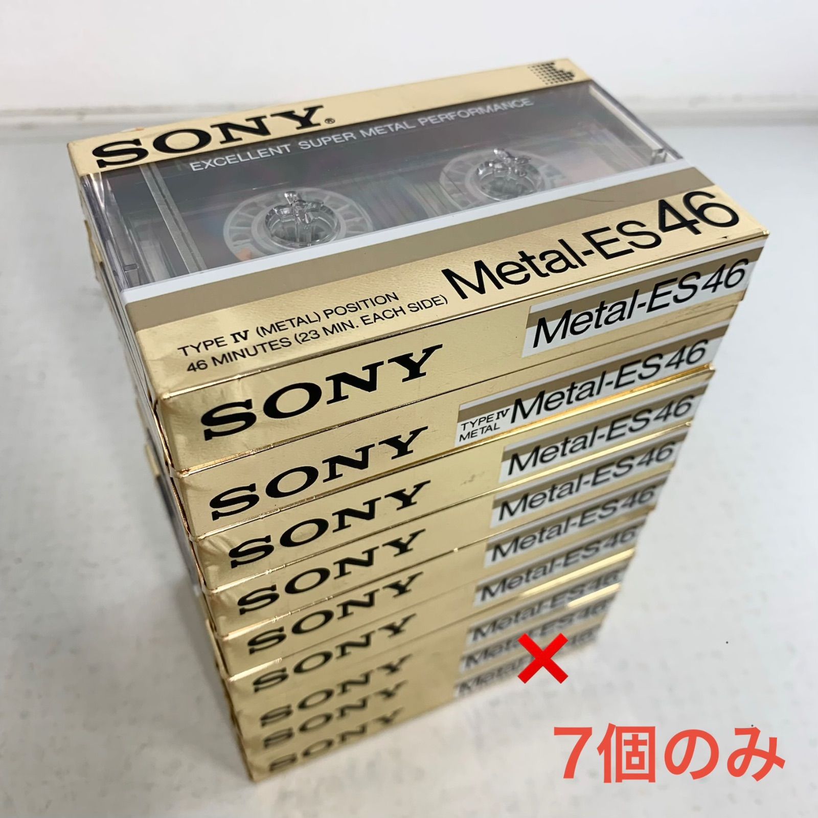 新品】SONY Metal-S46 メタルカセットテープ 7個 - メルカリ