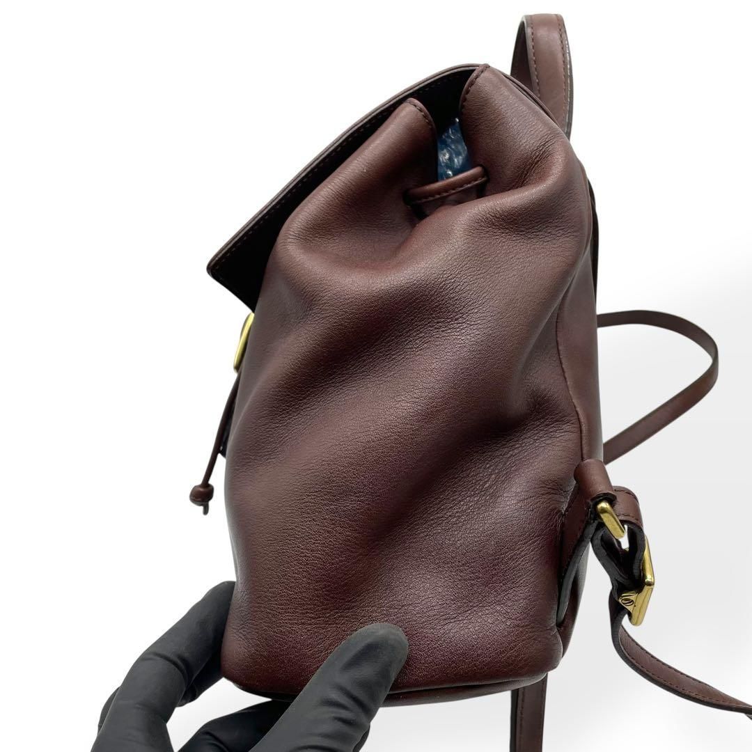 極美品 COACH オールドコーチ リュック ブラウン レザー 本革 - メルカリ