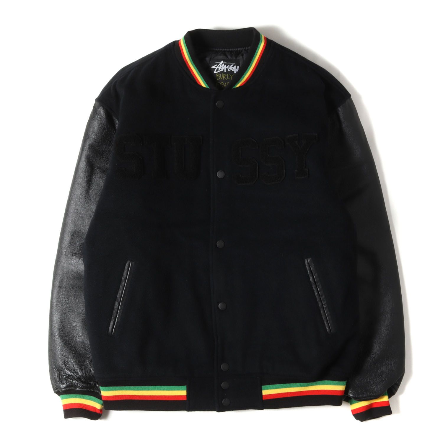 STUSSY ステューシー スタジャン ブラック サイズ:XL | 00s