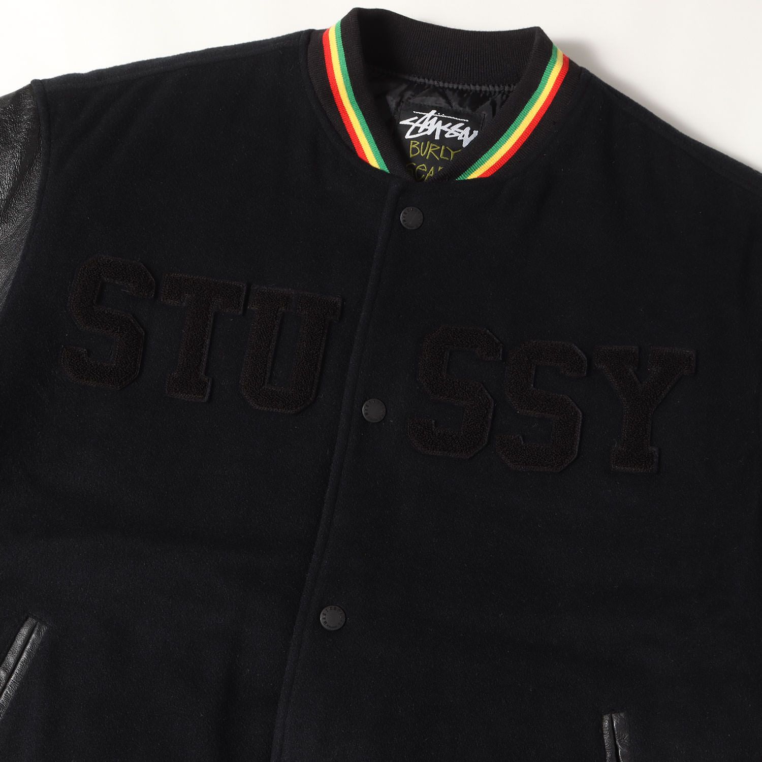 STUSSY ステューシー スタジャン ブラック サイズ:XL | 00s