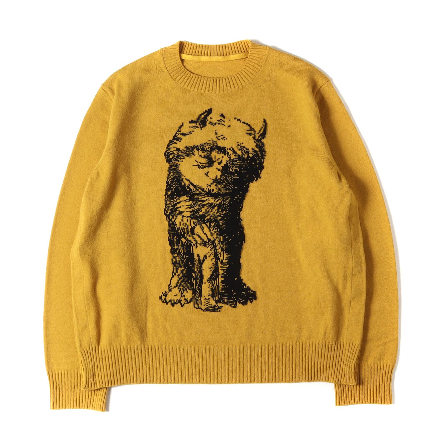sacai 新作 25aw 「かいじゅうたちのいるところ」ニット サイズ3 WHERE 