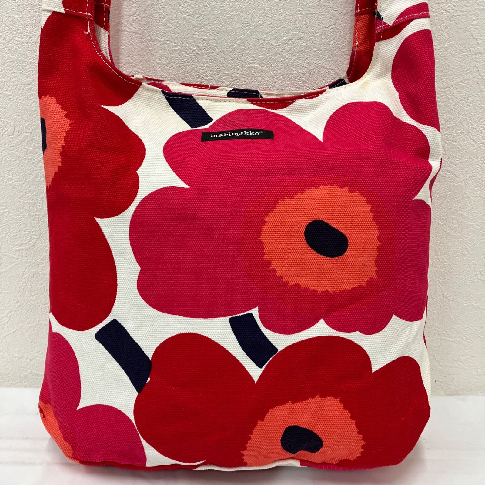 9914 Marimekko マリメッコ ショルダーバッグ Unikko ウニッコ 赤 