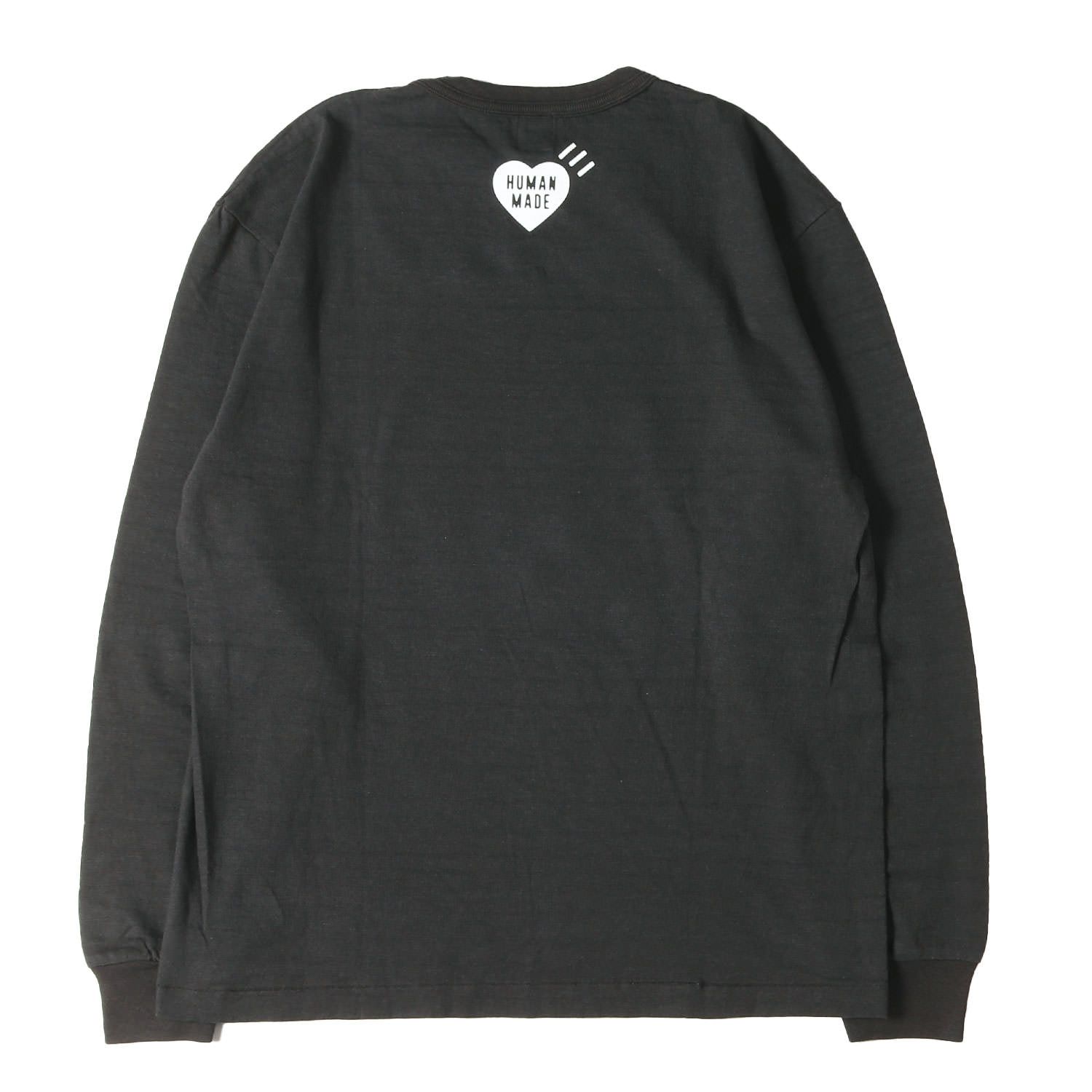 新品同様】HUMAN MADE ヒューマンメイド Tシャツ ブラック 黒 サイズ:L 