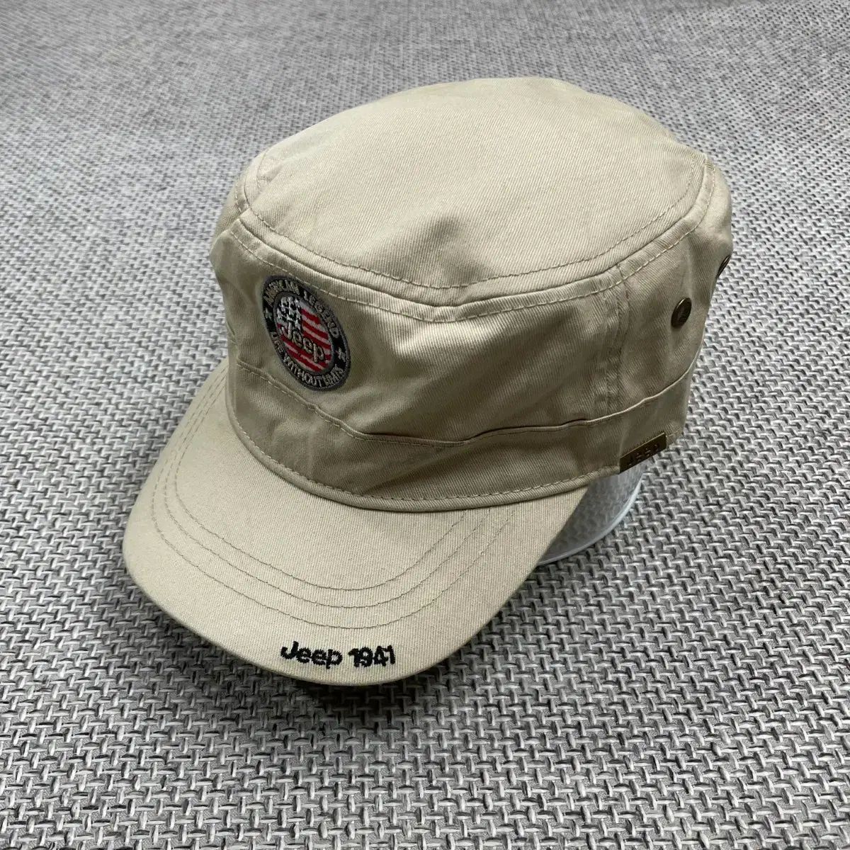 Jeep ジープ カーキ色 ワークキャップ スタイル 帽子 54