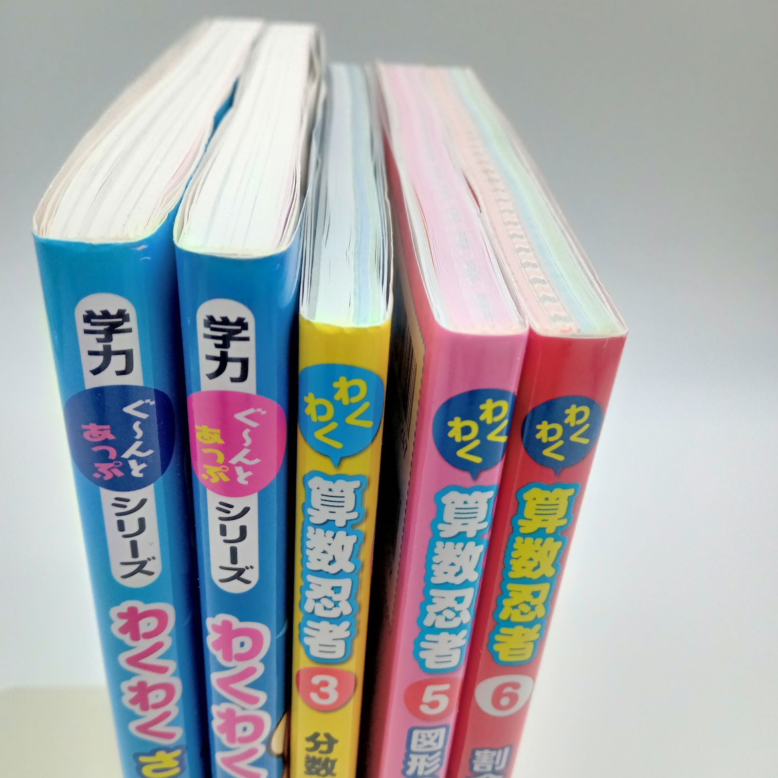 わくわく算数忍者 シリーズ セット】入門編 修行編 分数 図形 割合 