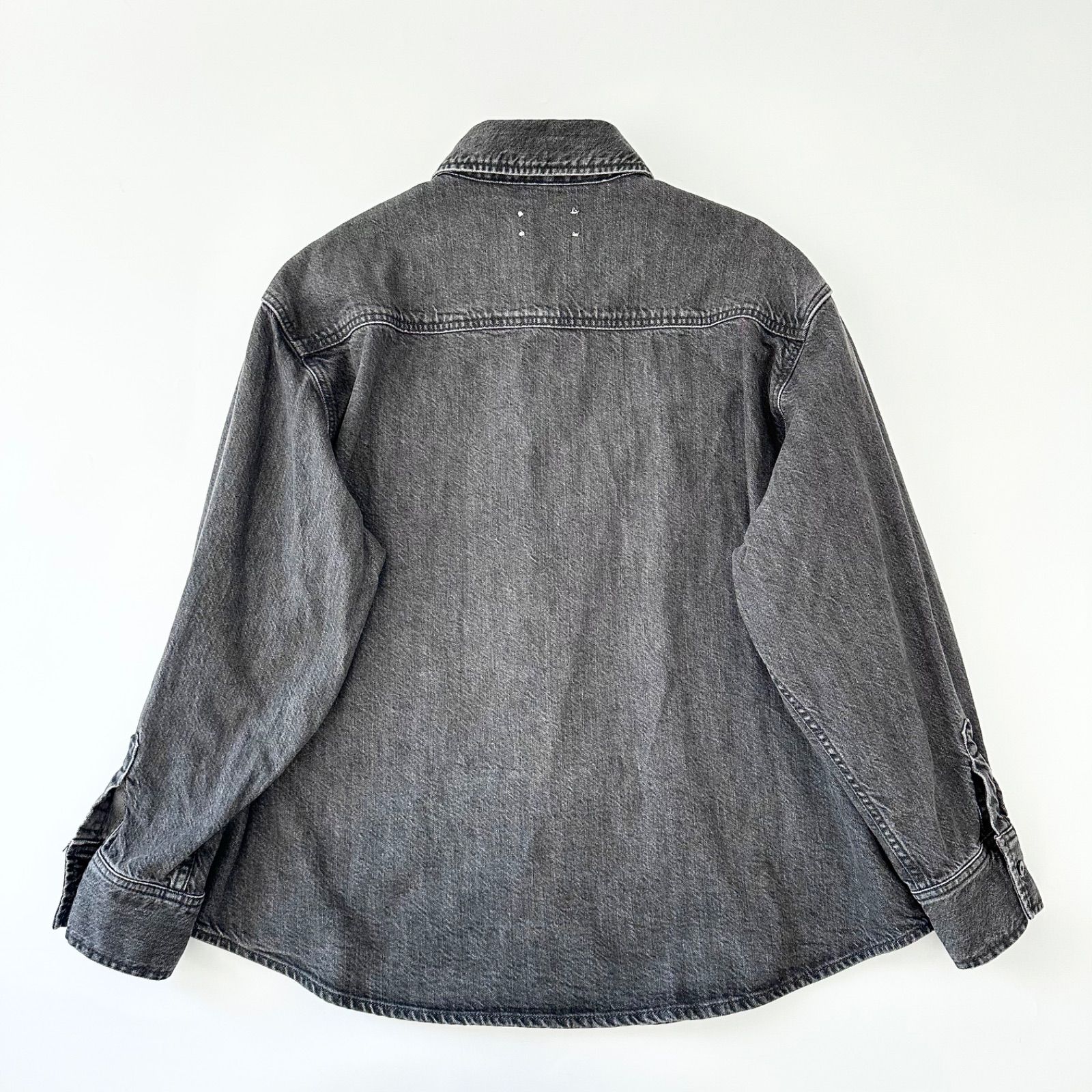 upper hights アッパーハイツ THE SENSE オーバーサイズ デニム シャツ