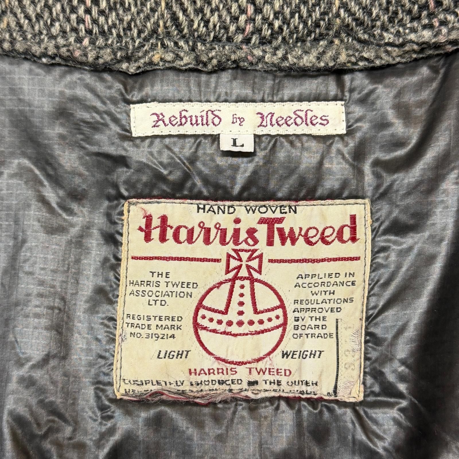 Rebuild by Needles × HARRIS TWEED リメイクジャケット 再構築 中綿
