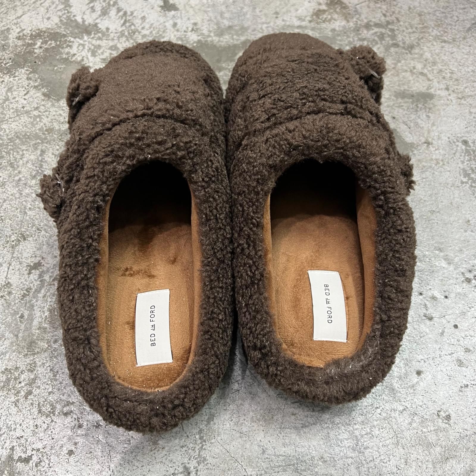 参考上代22000円 BED J.W. FORD × SUBU Teddy テディ ボア サンダル