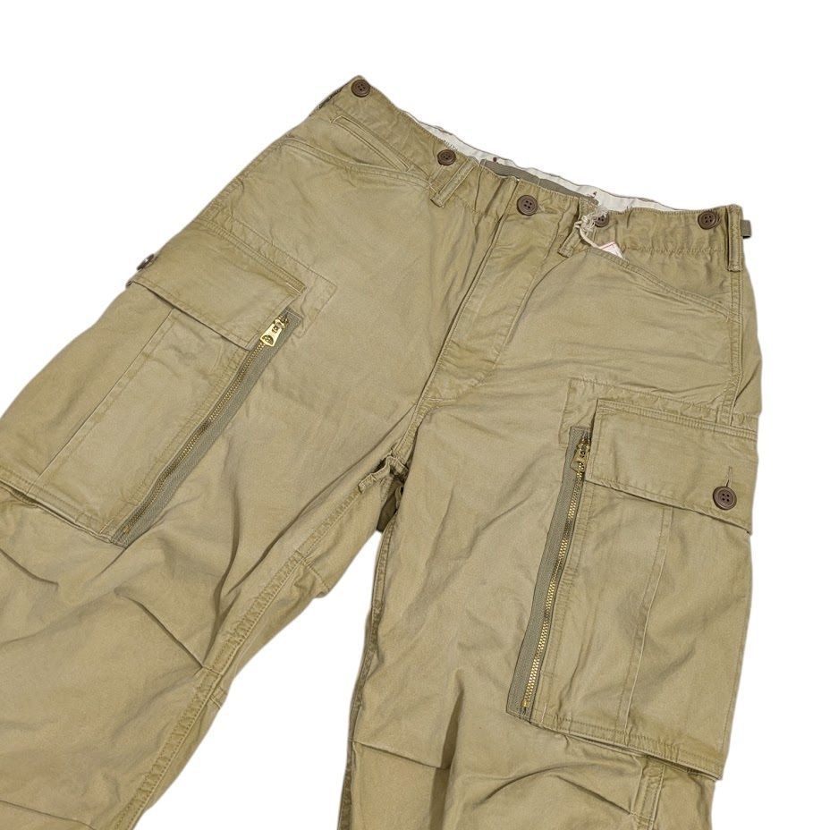 RRL Ralph Lauren Ranger Poplin Cargo Trouser Faded Khaki ダブル