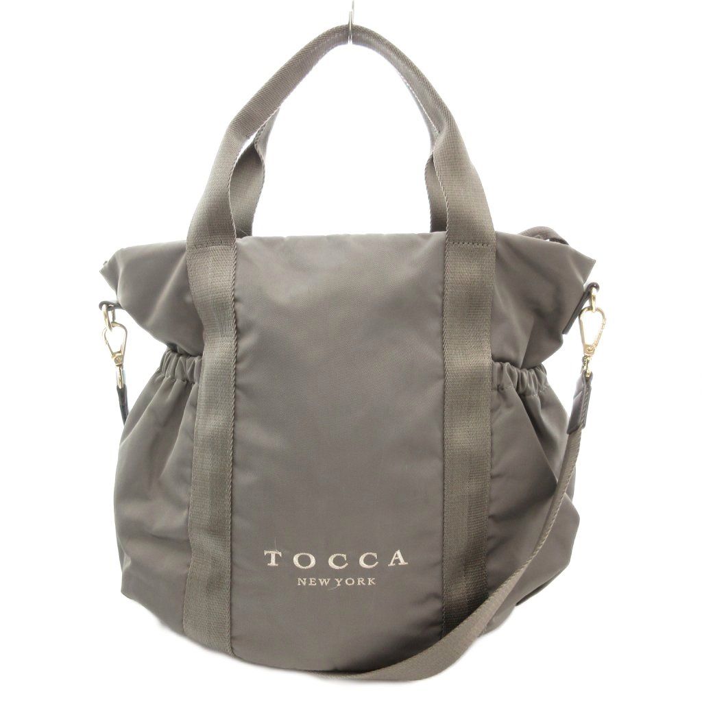 トッカ TOCCA SANA SIDEPOCKET TOTE トートバッグ ショルダー 2WAY