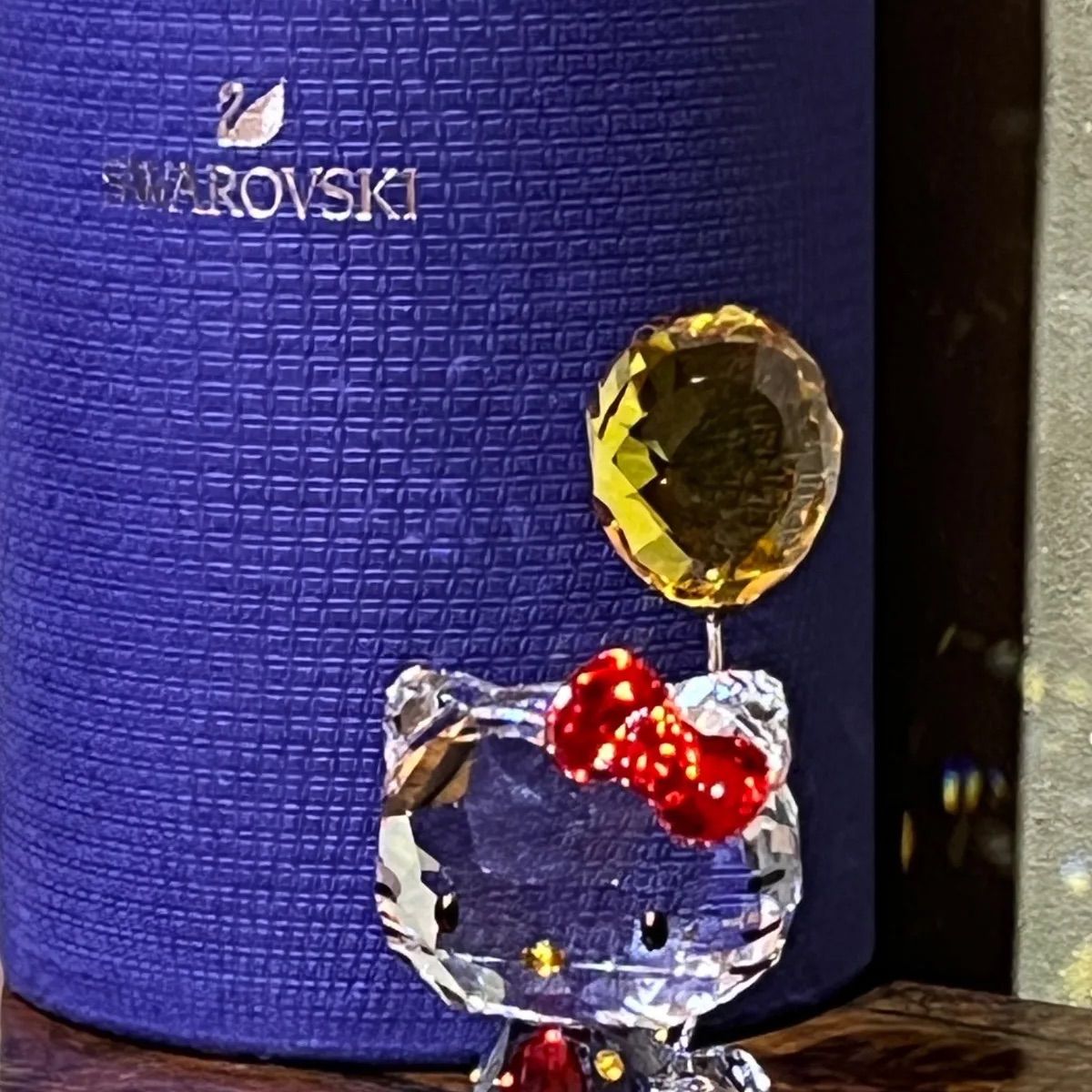  SWAROVSKl スワロフスキー ハロー キティ バルーン Hello Kitty Balloon クリスタルフィギュア キッズ雑貨 置物 インテリア小物