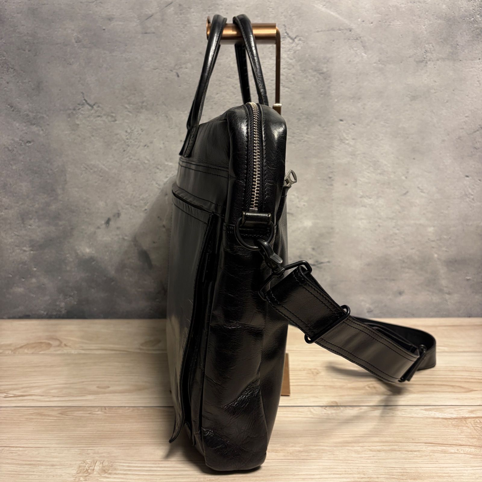PORTER / SQUARE BRIEFCASE ポーター レザー 2WAY ビジネスバッグ