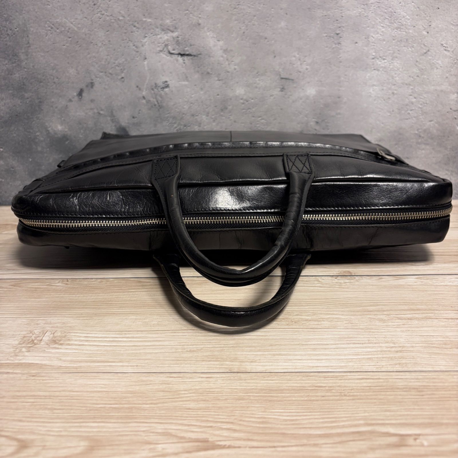 ポーター PORTER スクエア square ブラック ビジネスバッグ レザー PORTER / SQUARE BRIEFCASE ポーター レザー 2WAY ビジネスバッグ