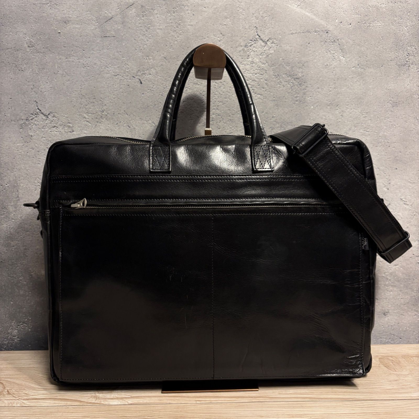 未使用　ポーター　スクエア　レザー　ブリーフケース PORTER / SQUARE BRIEFCASE ポーター レザー 2WAY ビジネスバッグ