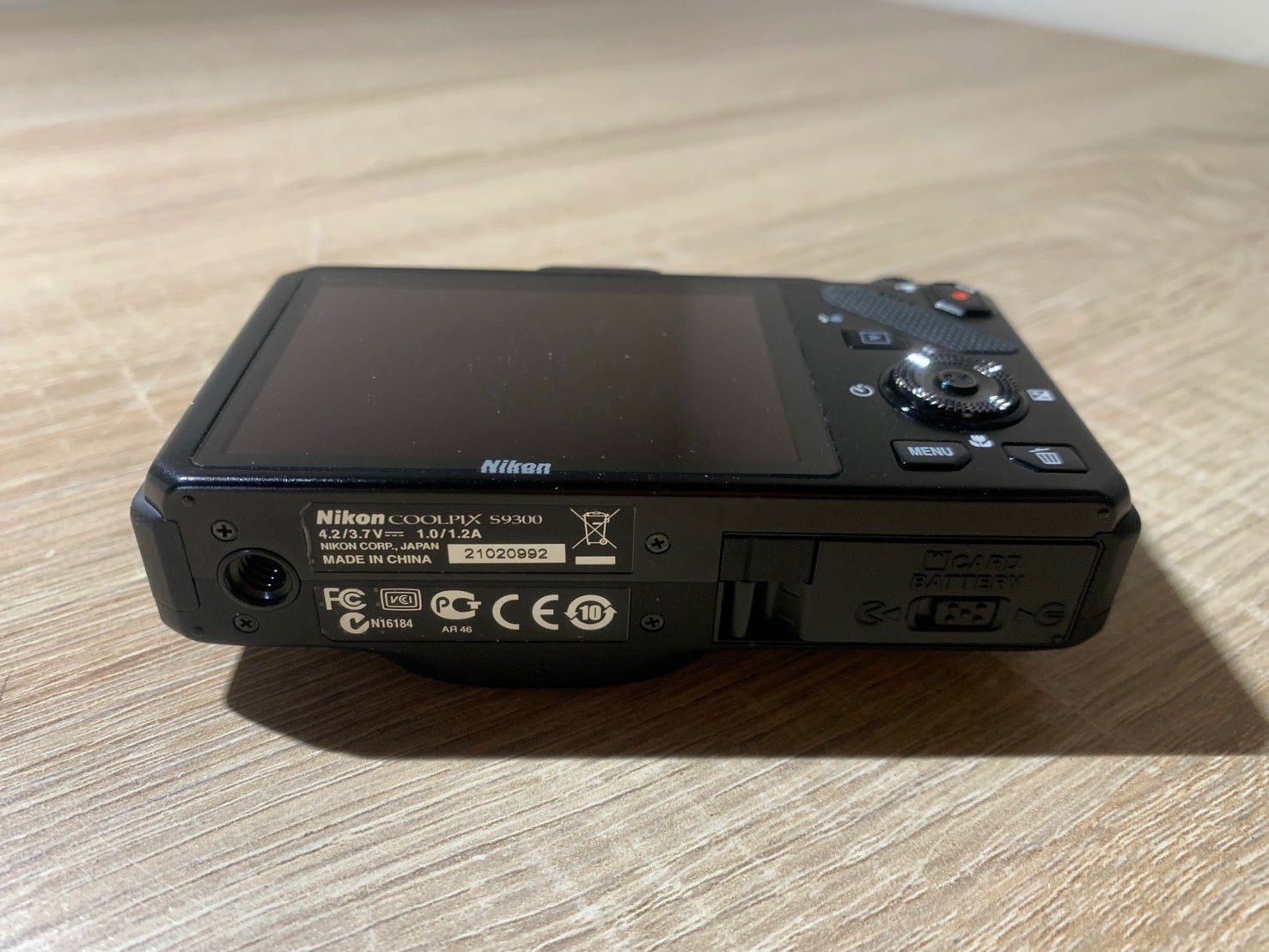 8465 Nikon COOLPIX S9300 ブラック デジカメ 動作確認済み - メルカリ