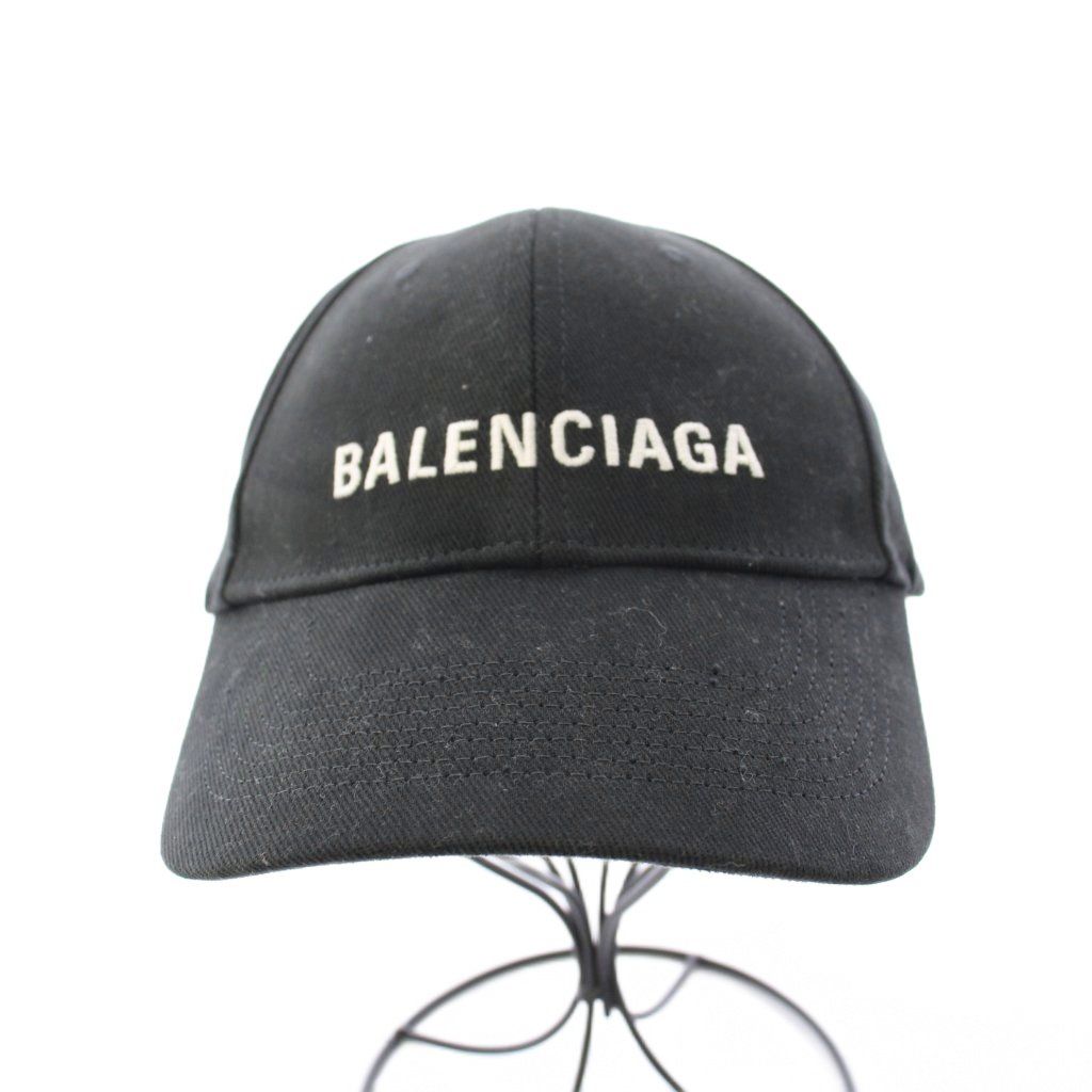 バレンシアガ BALENCIAGA キャップ 帽子 6パネル クラシックロゴ 刺繍