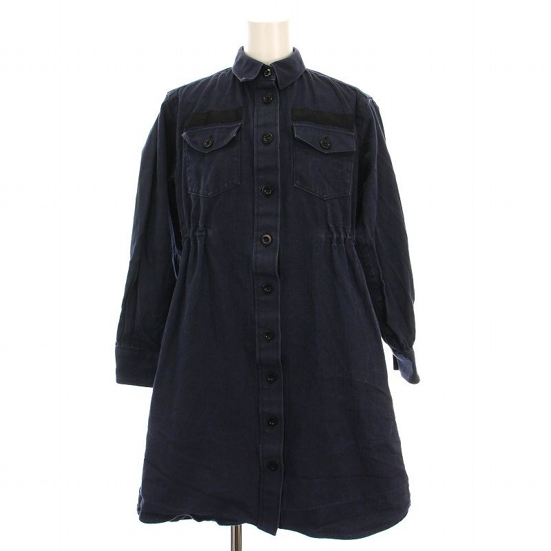 サカイラック sacai luck Buttoned Shirt Dress シャツ ドレス